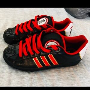 ADIDAS ORIGINALS Star Wars Darth Vader Black Red Ultrastar Superstar Shoes